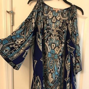 EUC GIBSON LATIMER Cold Shoulder Dress